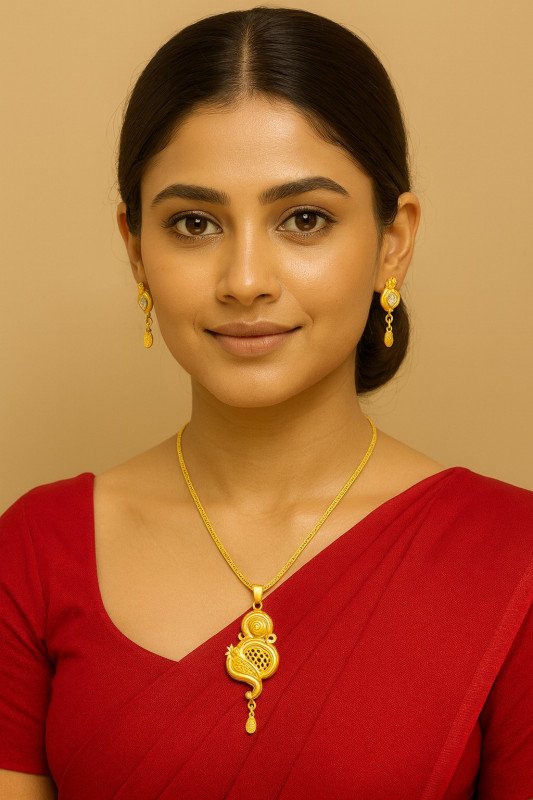 Gold Plated Designer Necklace Set